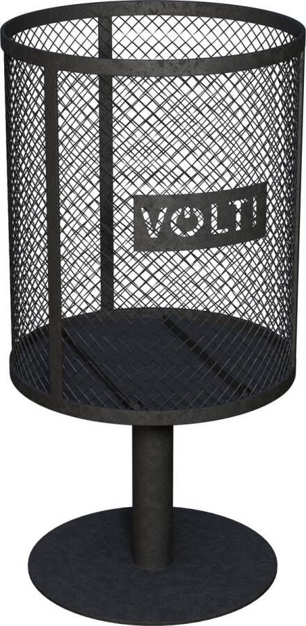 VOLT! Firez VOLT! Flame Vuurkorf voor Buiten Terrashaard Fakkels Zweedse Fakkel Houder Staande Fakkelhouder Vuurkorven voor Buiten Vuurkorf met Vonkenscherm Zwart Poedercoat