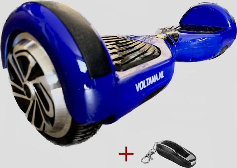 Voltana Hoverboard BLAUW TAOTAO SAMSUNG accu 700Watt Led verlichting Afstandsbediening Aluminium Design velgen Rubberen bumpers
