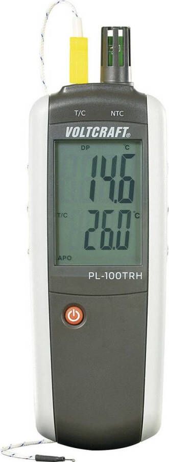 Voltcraft PL-100TRH Luchtvochtigheidsmeter (hygrometer) 0 % Hrel 100 % Hrel