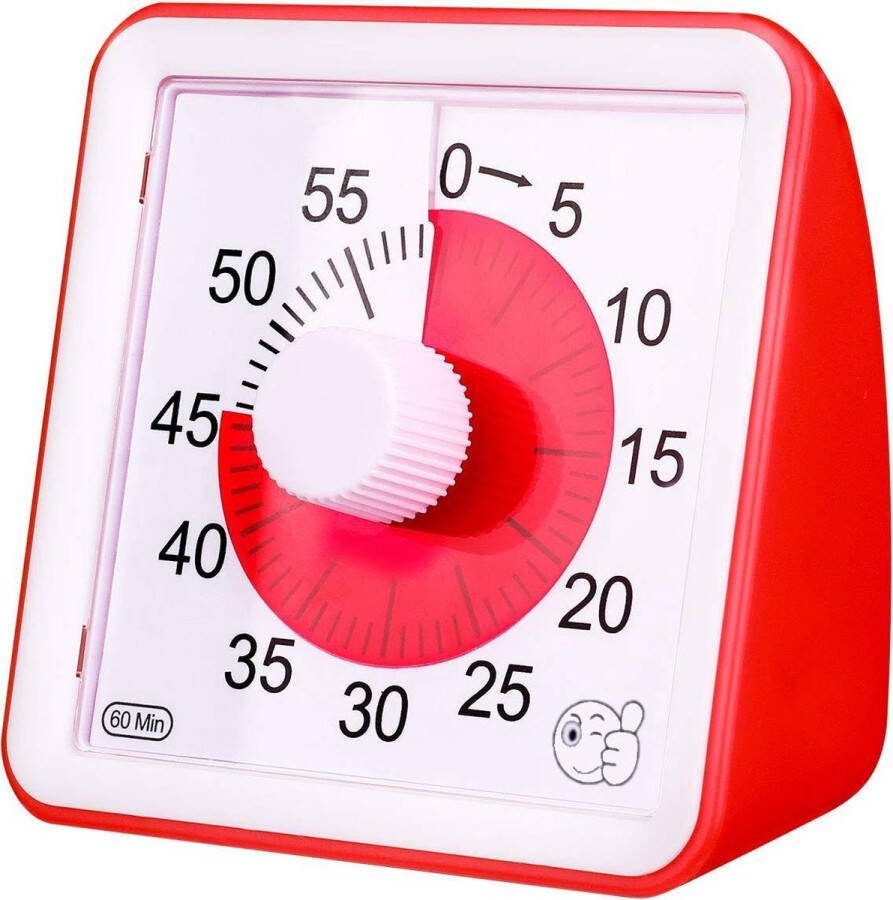 Merkloos Sans marque Ardin.be Leerklok Inclusief Batterijen Timer Kind Leerklokken Timer Leerklok Kinderen Analoog Educatief Speelgoed Leer Klok Kijken Huiswerk Tijd Kookwekker Klok Kijken Leren Klok Kijken