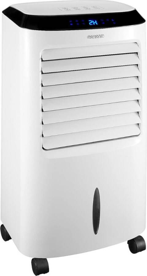 Vonkproducts Monzana Mobiele Airco Zonder Afvoer Mobiele Aircooler met Afstandsbediening Mobiele Airco voor Slaapkamer met 3 snelheden- Wit