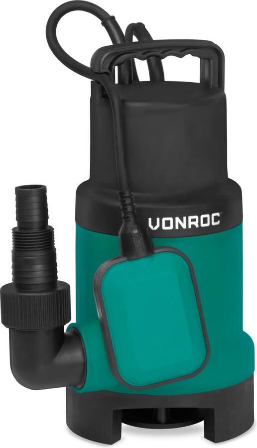 VONROC GARDEN VONROC Dompelpomp Vuilwaterpomp Waterpomp 900W 16000 l h Voor vuil- en schoonwater Met vlotter