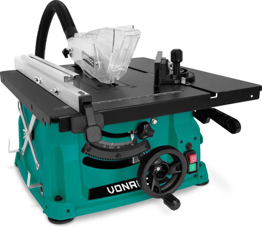 VONROC TOOLS VONROC Zaagtafel – compact model – 1500W 5000rpm Ø210mm – Incl. 40T zaagblad