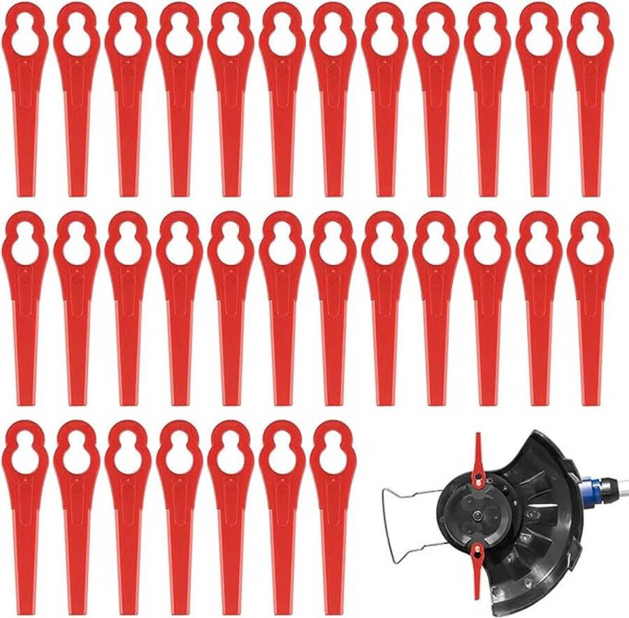 VORLOU Plastic reservemessen-140 stuks-geschikt voor STIHL Polycut 2-2 bosmaaier