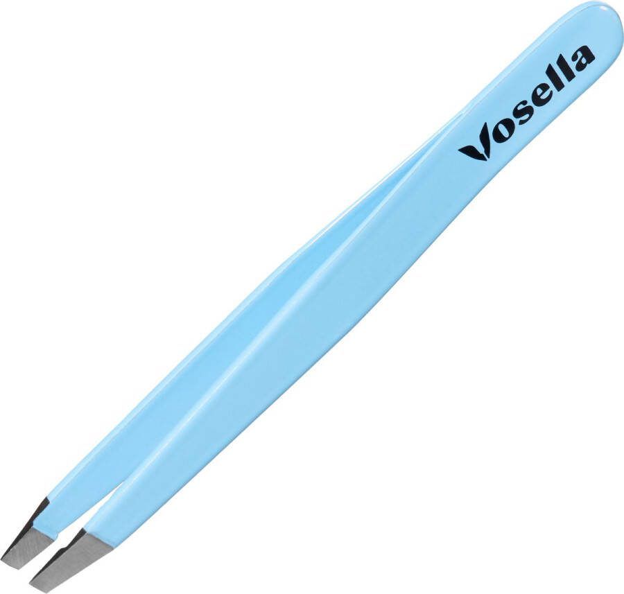 Vosella Schuine pincet epileer Wenkbrauwen Splinters Hobby Blue Lagoon