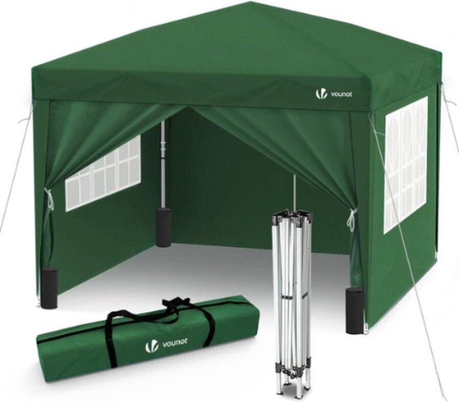 Vounot Partytent Opvouwbaar Party Tent Feesttent Paviljoen Partytent 3x3 Partytent Waterdicht Partytenten Met Zijwanden Partytent Opvouwbaar Met Zijwanden