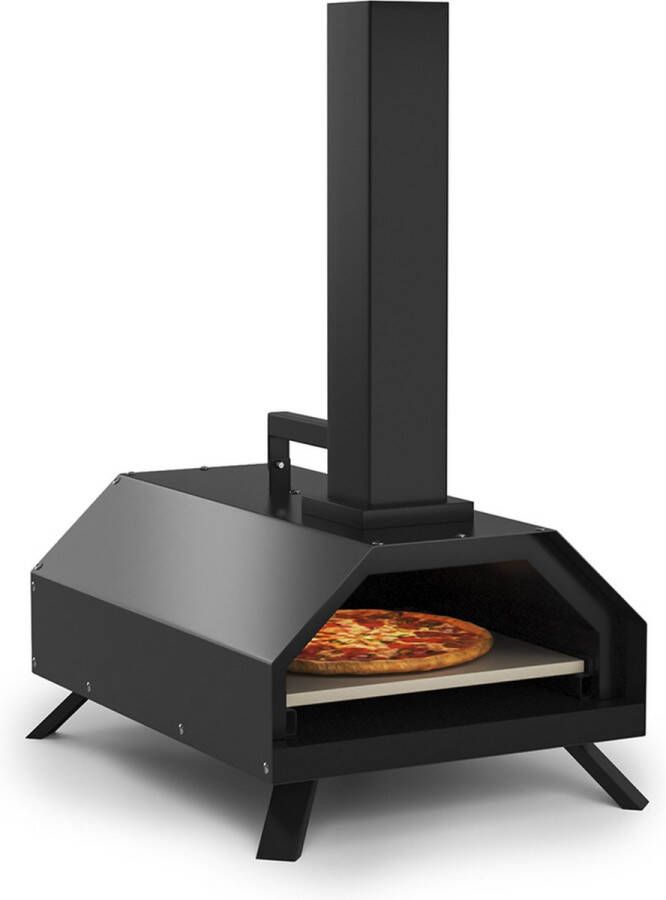 V.P. Pizza Pellet Oven Houtgestookte Pizza Oven Pizza Bbq Pizzaoven Voor Buiten Steenoven
