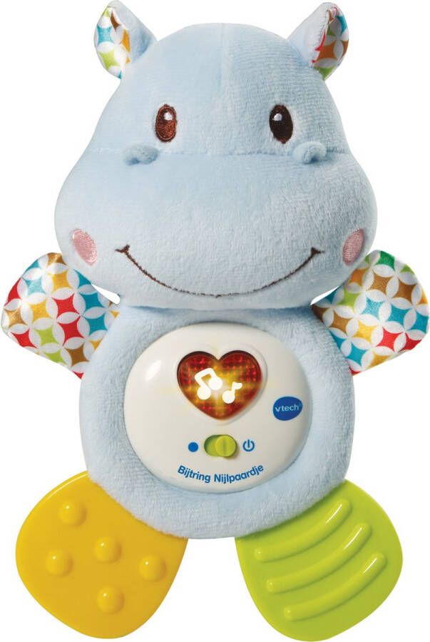 VTech Baby Bijtring Nijlpaardje Educatief Babyspeelgoed Liedjes en Geluiden 0 tot 24 Maanden