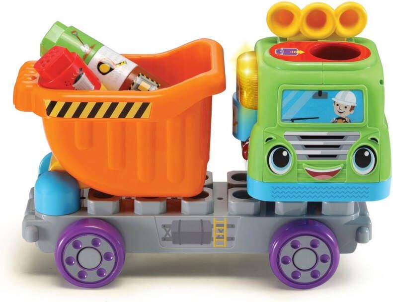 VTech Baby Blokkenpret Kiepwagen Educatief Babyspeelgoed 1 5 tot 5 Jaar