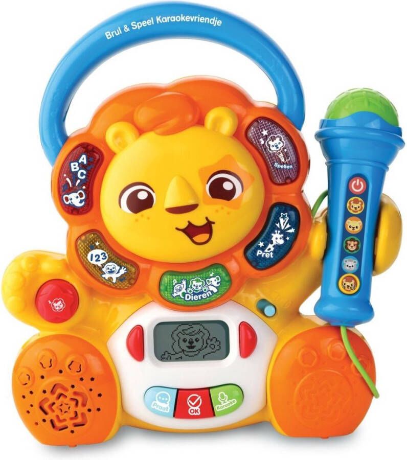 VTech Baby Brul & Speel Karaokevriendje Interactief Speelgoed Lichteffecten en Muziek Van 2 tot 5 Jaar