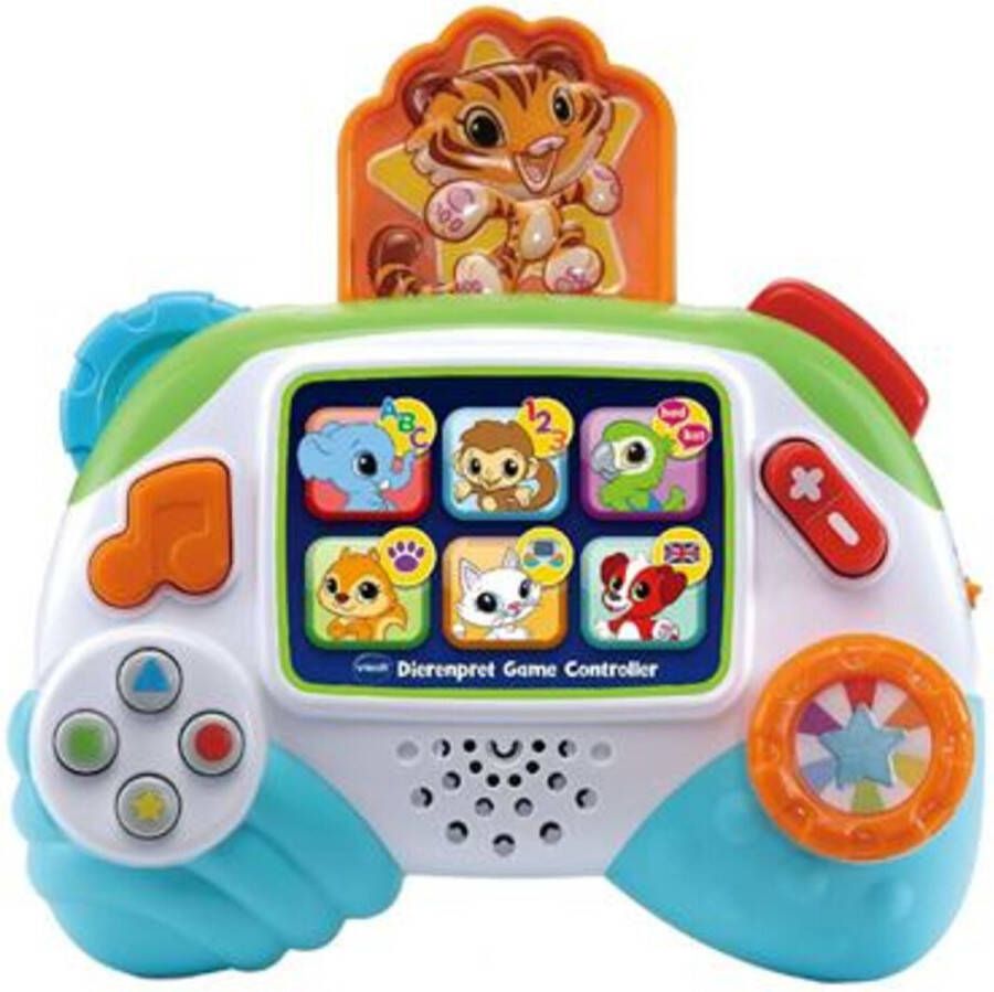 VTech Baby Dierenpret Game Controller Educatief Speelgoed Kinder Speelgoed Computer Alfabet Letters en Cijfers Van 9 tot 36 Maanden