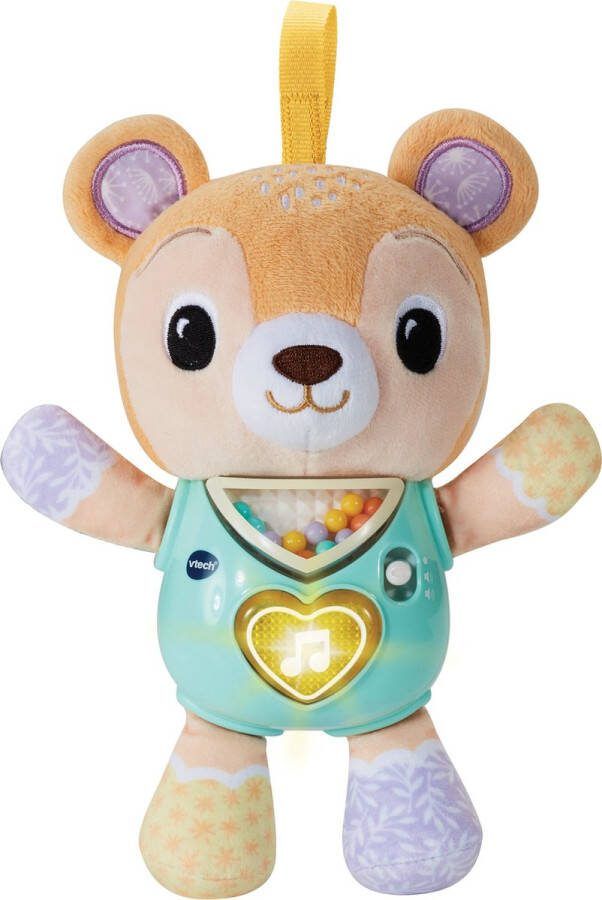 VTech Baby Knuffel En Speel Beertje Interactief & Educatief Speelgoed Beertje Ontdek Zinnetjes Geluiden en Liedjes Vanaf 3 tot 36 maanden