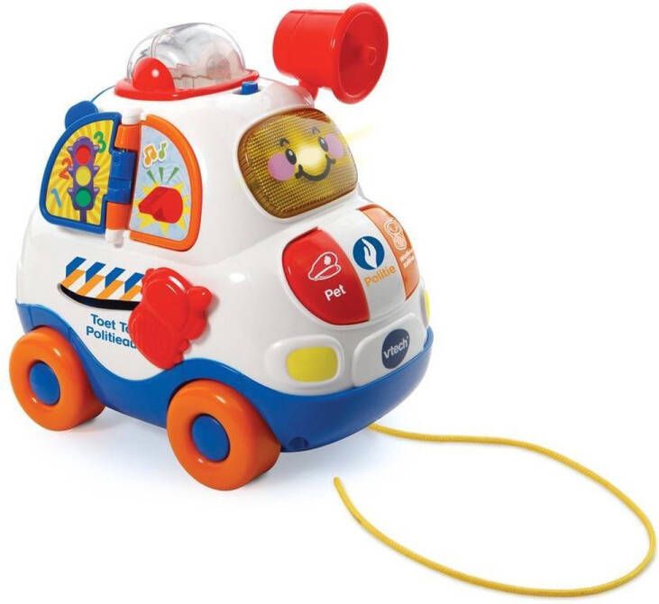 VTech Baby Toet Politieauto Educatief Babyspeelgoed Interactieve Speelgoed Auto met Geluid