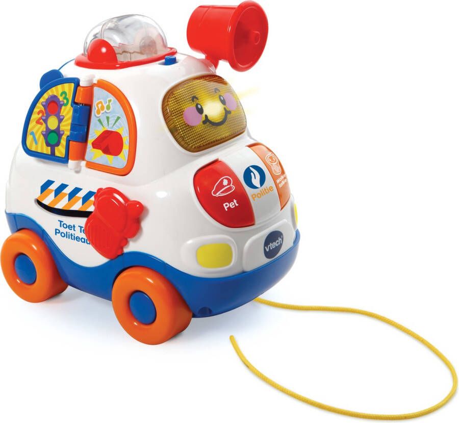 VTech Baby Toet Politieauto Educatief Babyspeelgoed Interactieve Speelgoed Auto met Geluid