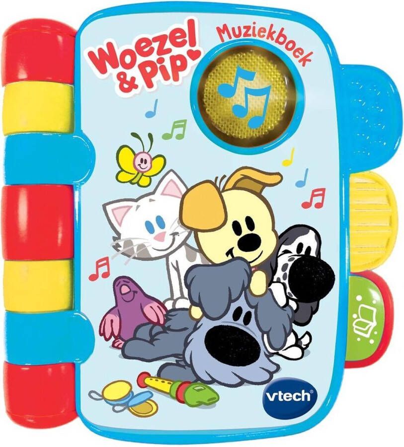 VTech Baby Woezel & Pip Muziekboekje Educatief Babyspeelgoed 6 tot 36 Maanden
