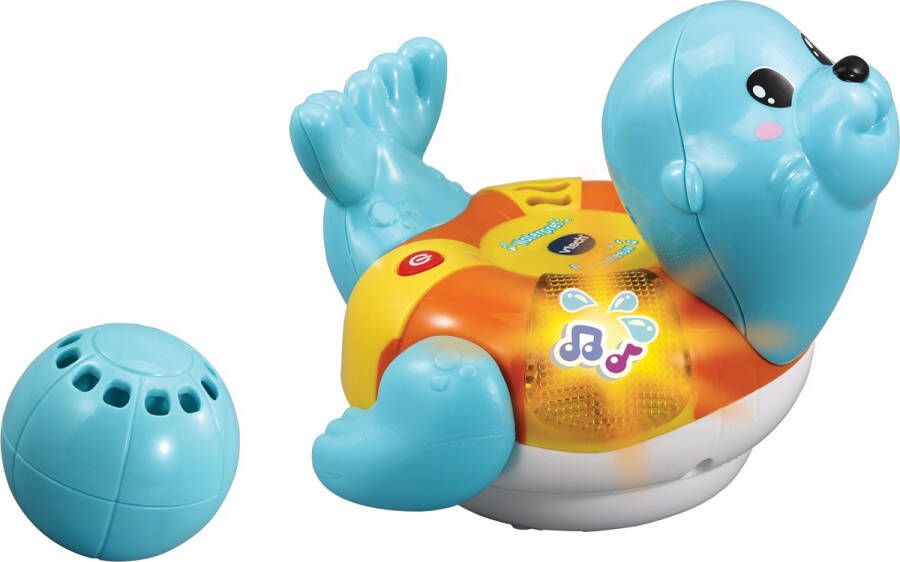 VTech Blub Waterpret Zeeleeuw Badspeeltjes Badspeelgoed Baby Vrolijke Zinnetjes en Melodietjes 1 tot 3 Jaar