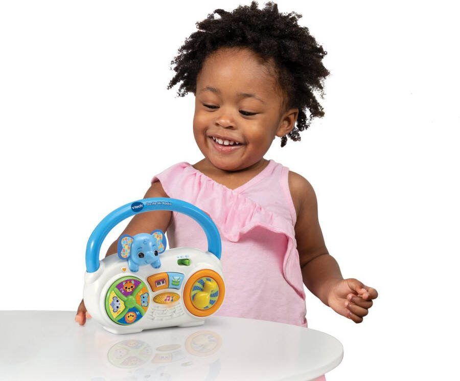 VTech Dierenvriendjes Do-Re-Mi Radio Interactief Speelgoed Educatief Babyspeelgoed Baby Muziek Radio Vanaf 6 tot 36 Maanden