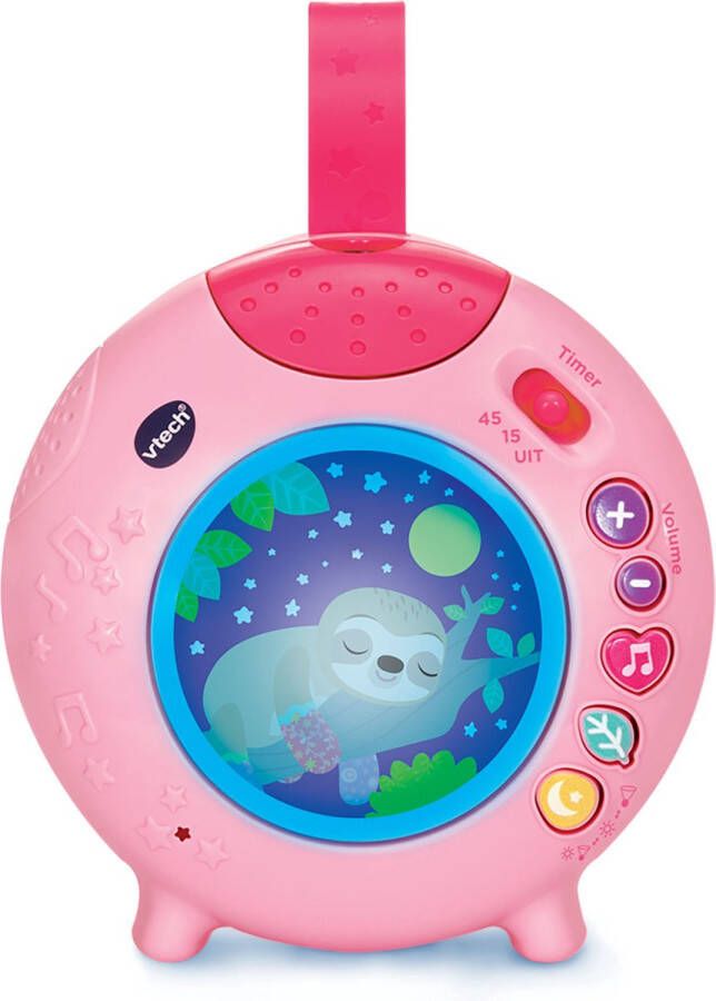 VTech Dierenvriendjes Snoozy Dromenland Projector Educatief Speelgoed Geluiden en Muziek Van 0 tot 3 Jaar Roze