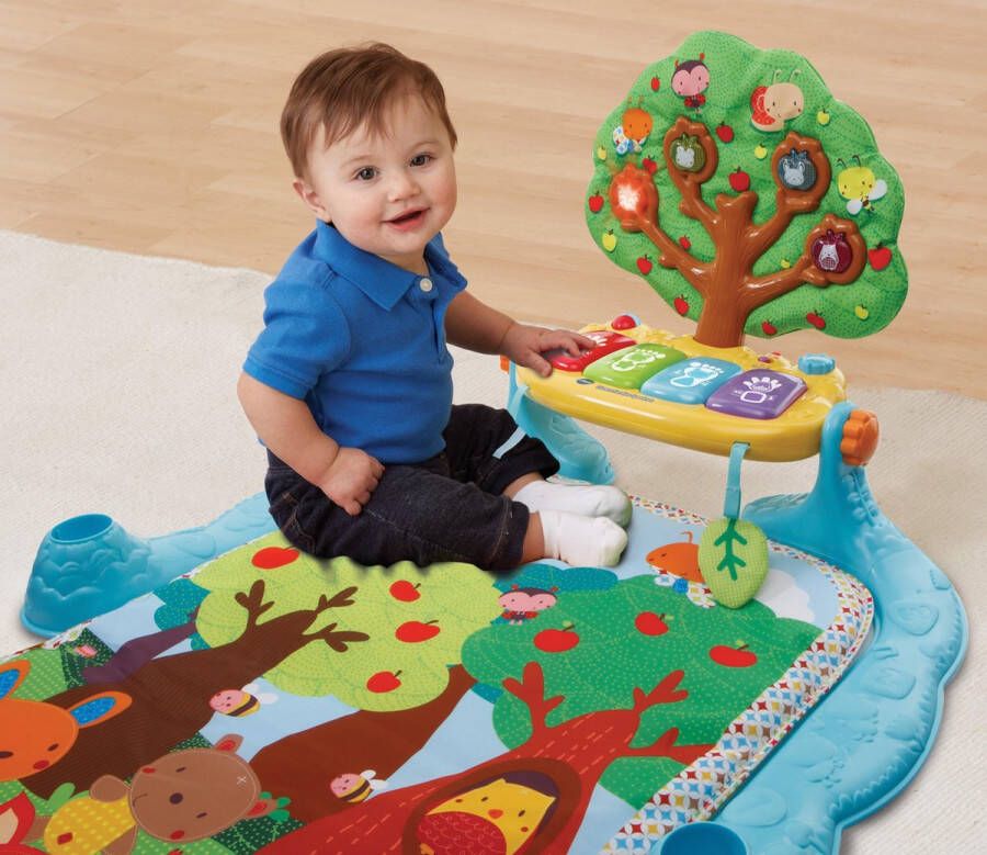 VTech Baby Dierenvriendjes Speelmat Babygym Speeltapijt Speelkleed Interactief Speelgoed 6 tot 36 Maanden