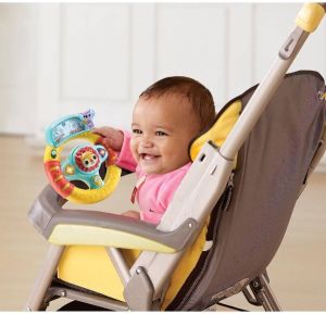 VTech Dierenvriendjes Toeter & Draai Stuurtje Cadeau Educatief Babyspeelgoed 6 tot 36 Maanden