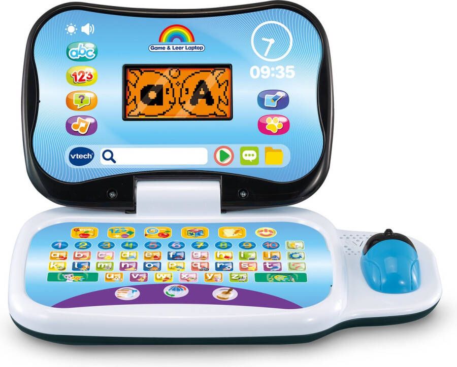 VTech Game & Leer Laptop Leercomputer Kleuter Computer Educatief en Interactief Speelgoed Vanaf 3 Jaar