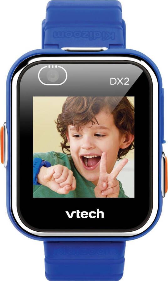 VTech KidiZoom Smartwatch DX2 Kinderhorloge Digitaal Jongen Educatief Horloge Vanaf 5 tot 13 Jaar Blauw