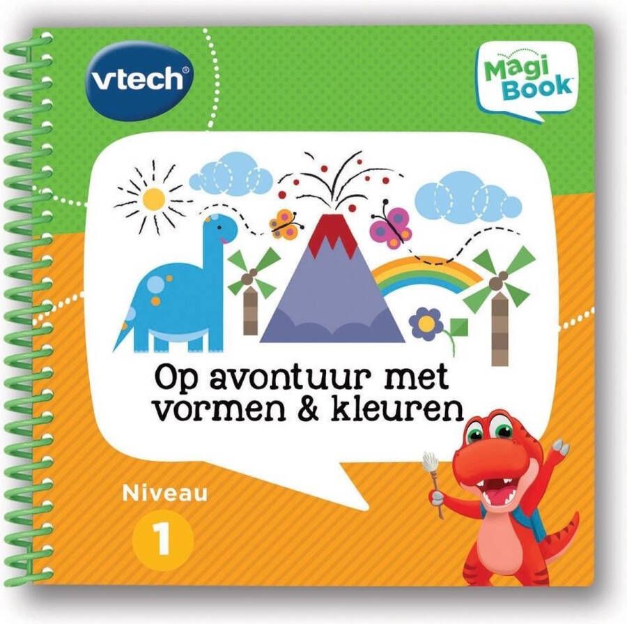 VTech MagiBook Activiteitenboek Op Avontuur met Vormen & Kleuren Educatief Speelgoed Niveau 1 2 tot 5 Jaar