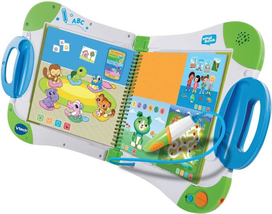 VTech MagiBook Bundel Met Activiteitenboek Een Dag uit het Dagelijkse Leven Niveau 1 Blauw