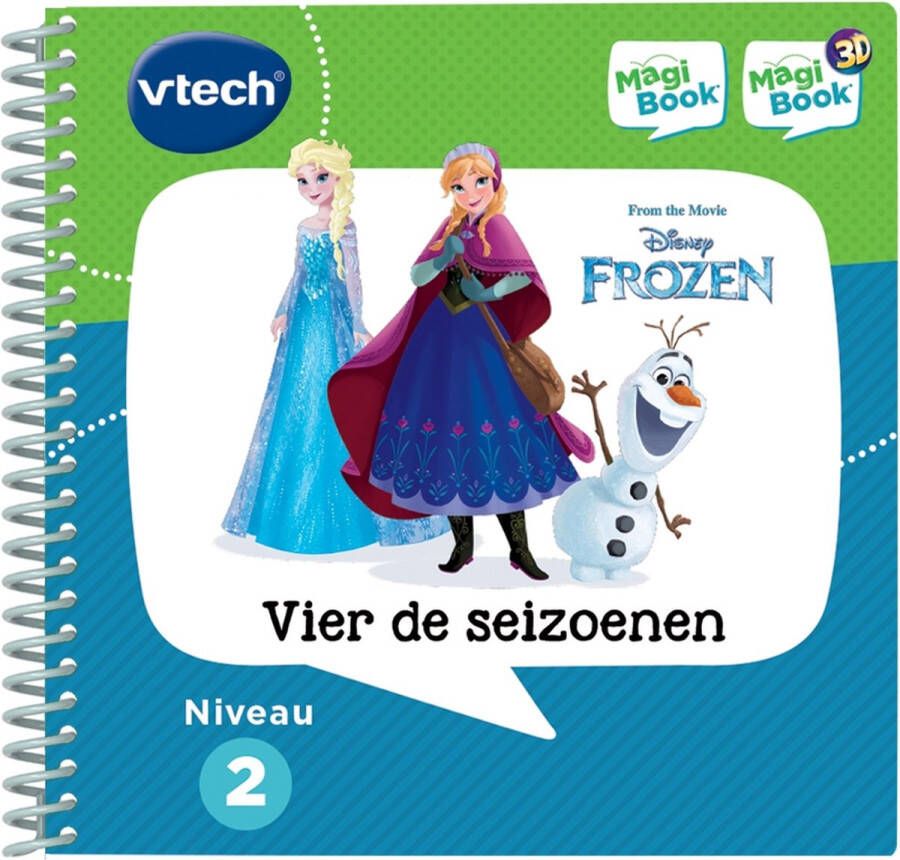 VTech MagiBook Activiteitenboek Frozen Vier de Seizoenen Educatief Speelgoed Niveau 2 4 tot 8 Jaar