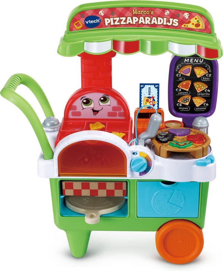 VTech Marco's Pizzaparadijs Activity-Center Interactief Speelgoed Educatief Babyspeelgoed Vanaf 3 Jaar