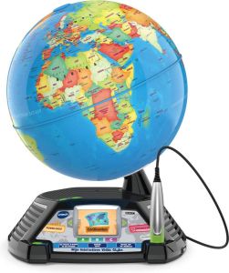 VTech Mijn Interactieve Video Globe Wereldbol voor Kinderen Cadeau Educatief Speelgoed 7 tot 12 Jaar