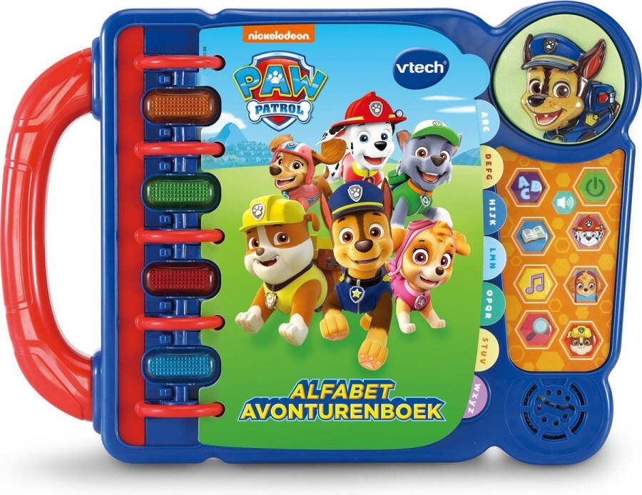 VTech PAW Patrol Alfabet Avonturenboek Educatief Speelgoed Interactief Boek voor Kinderen Vanaf 3 Jaar tot 7 Jaar
