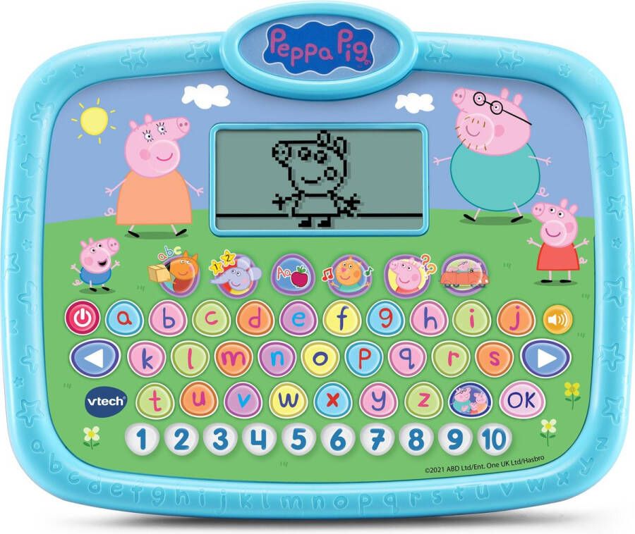 VTech Peppa Pig Tablet Kinder Leercomputer Educatief Speelgoed Letters Voorwerpen Cijfers & Tellen