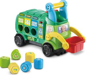 VTech Sorteer & Leer Recycletruck Speelgoedvoertuig Educatief Speelgoed Kleuren Vormen & Muziek