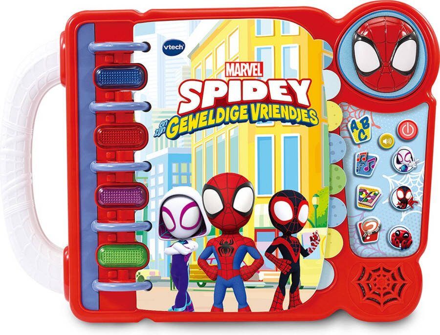 VTech Spidey Avonturenboek Educatief Speelgoed Maak Kennis met Letters en Woorden 3 tot 7 Jaar