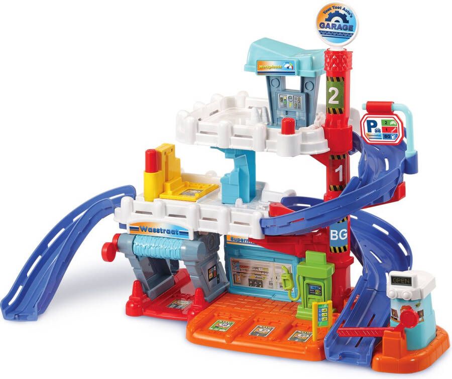 VTech Toet Auto s Pro Series Garage – Interactief Speelgoed – Met Licht- en Geluidseffecten – 1 tot 5 jaar