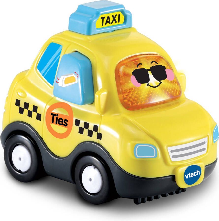 VTech Toet Auto s Ties Taxi Speelgoed Auto Speelfiguur Interactief & Educatief Speelgoed Licht- en Geluidseffecten – 1 tot 5 Jaar