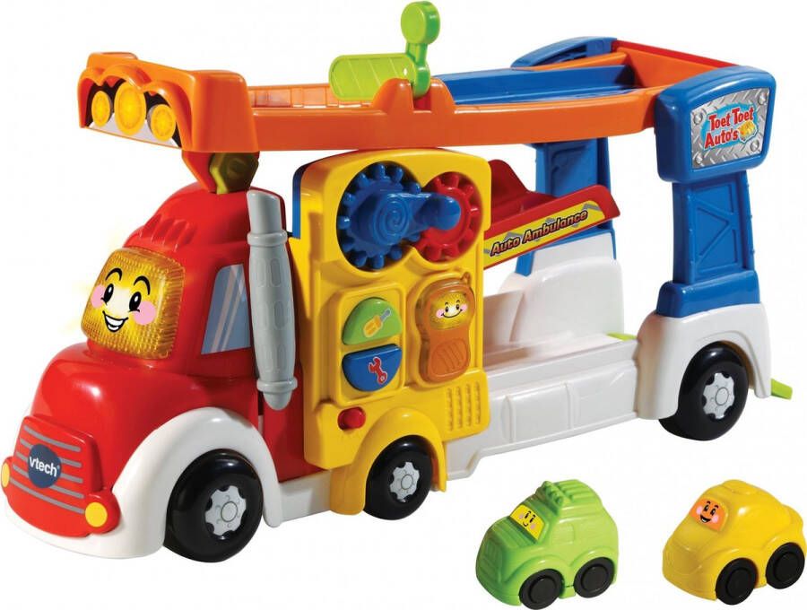 VTech Toet Auto's Speelfiguur Auto Ambulance Interactief Speelgoed Educatief Babyspeelgoed Vanaf 1 tot 5 Jaar