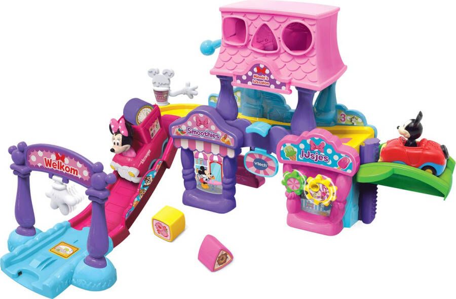 VTech Toet Auto's Disney Minnie's IJssalon Speelset Interactief Speelgoed Educatief Babyspeelgoed Vanaf 1 tot 5 Jaar