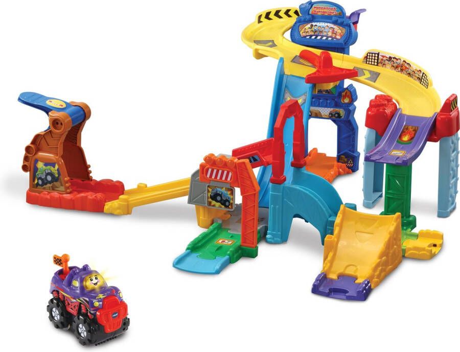 VTech Toet Auto's Monstertruck Stuntparcours Speelgoed Auto Educatief Baby Speelgoed 1 tot 5 Jaar