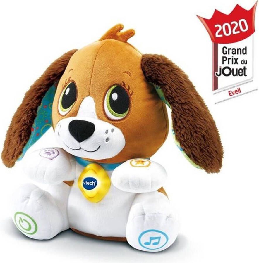 VTech Knuffel met Geluid Baby Doggie Talks With Me FR Multicolour (1 Onderdelen)