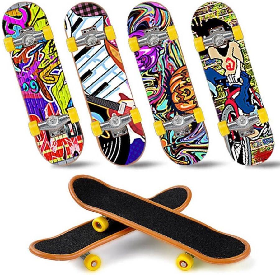 The Twiddlers Fingerboard 6 Stuks Uitdeelcadeau Mini Skateboard Vinger Skateboard