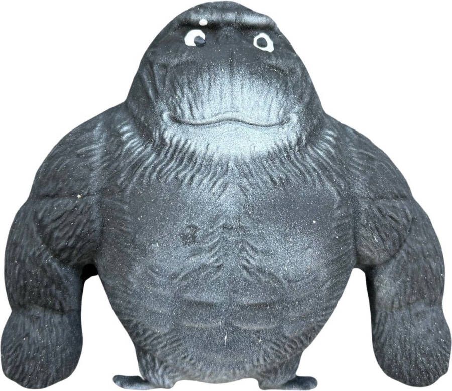 VTV Products Smashing Gorilla Stressverminderend Grijs 11cm VTV s Monkekong Me and my monki Mr monkey Smashing monkey Kneedbaar Ruimtezand Kinderen Aap Gorilla Stretch Apen speelgoedfiguur Aap speelgoed