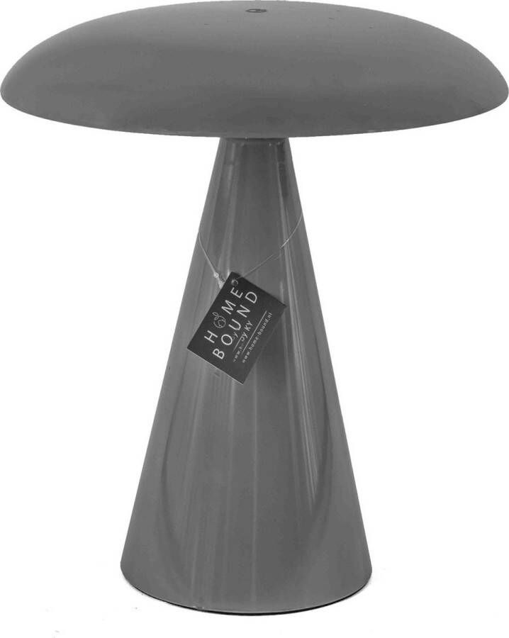 Vtw Living Bureaulamp Oplaadbaar Draadloos met Accu Draadloze Bureaulamp Dimbaar Grijs 26 cm