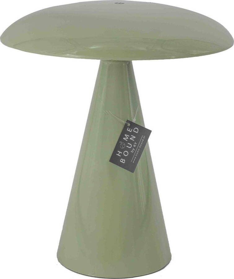 Vtw Living Bureaulamp Oplaadbaar Draadloos met Accu Draadloze Bureaulamp Dimbaar Groen 26 cm