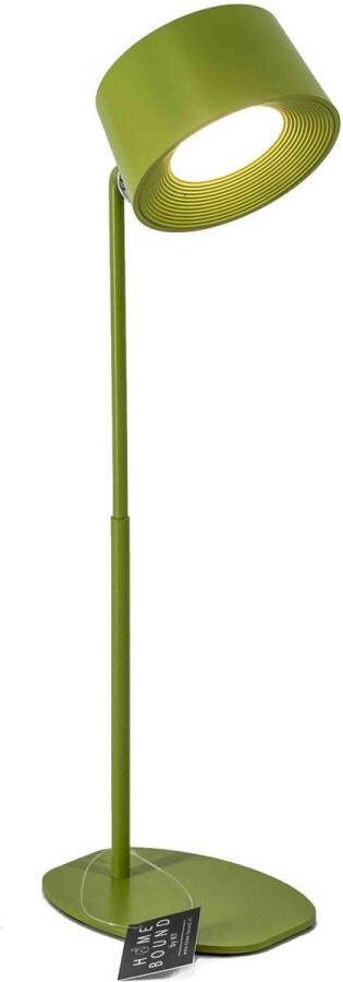 Vtw Living Bureaulamp Oplaadbaar Draadloos met Accu Draadloze Bureaulamp Dimbaar Groen 35 cm