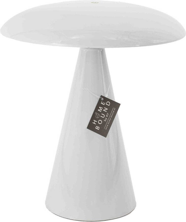 Vtw Living Bureaulamp Oplaadbaar Draadloos met Accu Draadloze Bureaulamp Dimbaar Wit 26 cm