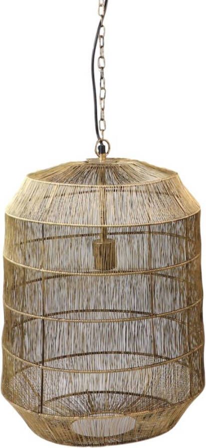 Vtw Living Sfeervolle hanglamp Hanglampen Woonkamer Hanglamp Industrieel Slaapkamer lamp slaapkamer Slaapkamerlamp Sfeer Kamerlamp Hanglamp Goud 61 cm hoog