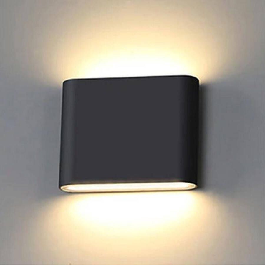 Vtw Living LED Wandlamp Voor Binnen en Buiten Set van 2 Buitenlamp Terrasverlichting Woonkamer Tuinlamp Badkamer Buitenverlichting 6 W