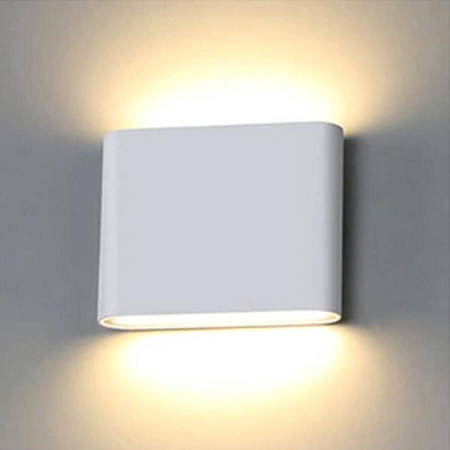 Vtw Living LED Wandlamp Binnen & Buiten Verlichting Led Verlichting Wandlamp Buiten Buitenverlichting Muurlamp binnen Wandlamp Binnen Wit